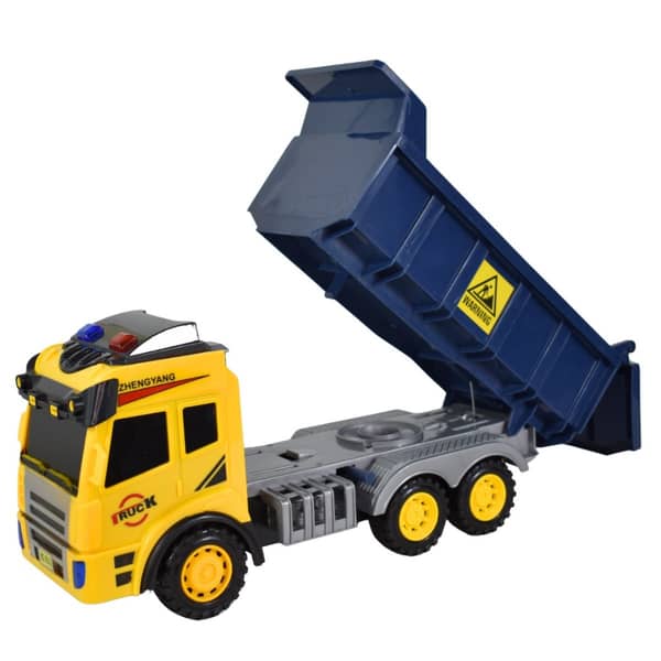 Camión de construcción a fricción 36x19x12cm.